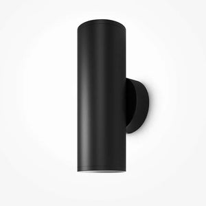 Wandleuchte – Schwarzes Aluminium, 2× GU10 Fassung, 10 W Leistung, 15 cm Höhe - Focus S | Maytoni