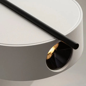 Wall light White, metal frame, integrated 4W LED 3000K, modern – Nuance | Maytoni