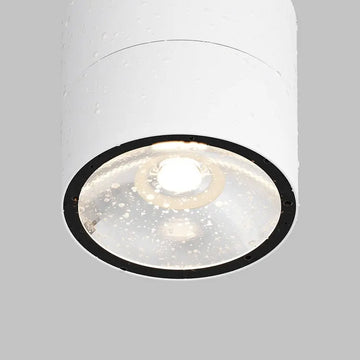Deckenleuchte – Weißes Metall mit Glas, 12 W LED, Warmweiß, 10,8 cm Höhe - Spin | Maytoni
