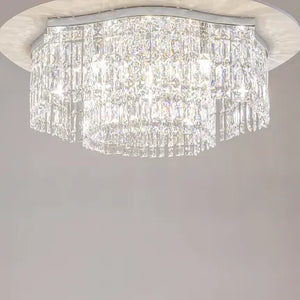 Deckenleuchte – Chromfarbenes Metall, 10-flammig, 60 cm Durchmesser - Dune | Maytoni