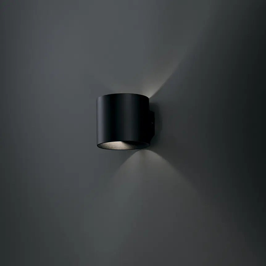 Wandleuchte – Schwarzes Aluminium, G9 Fassung, IP20 Schutz, Ø10 cm - Rond | Maytoni