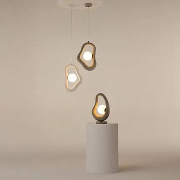 Pendant Light Modern Resin and Steel Accent with Elegant Design – Opus | Maytoni