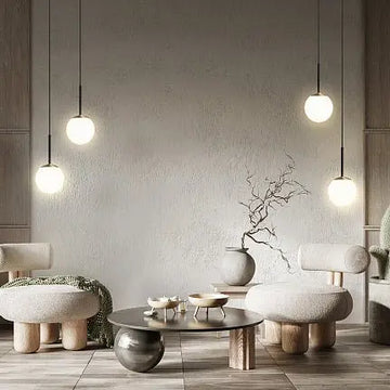 Pendant Light Black Metal Matt White Glass Minimalist Design – Basic Form | Maytoni