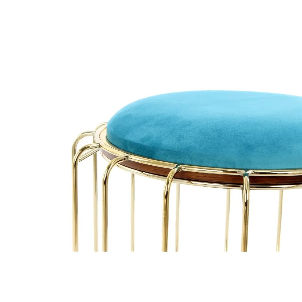 Tisch Samtbezug, Spiegelglas - Oberfläche, abnehmbares Oberteil – Comfortable 110 | Kayoom - Esszett Luxury | Stilvolles Wohnen mit Charakter