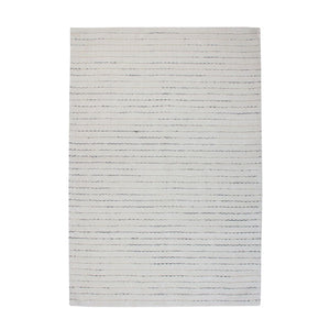 Teppich – Weiß Grau, Flachflor, Streifen-Look, 170 cm - Prime 110 | Kayoom