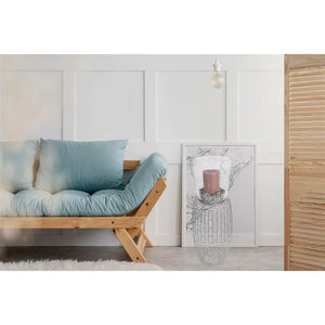 Kerzenständer aus Metall - Stabgitter abnehmbares Glas - Windlicht Vintage - Finish – Malibu 825 | Kayoom - Esszett Luxury | Stilvolles Wohnen mit Charakter