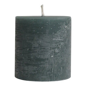 Außenkerze – Smaragdgrünes Paraffin, Zylindrische Form, Lange Brenndauer, 15 × 16 cm | PTMD