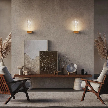 Wall light brass, metal frame, clear acrylic shades, integrated 3W LED 3000K – Ornate | Maytoni