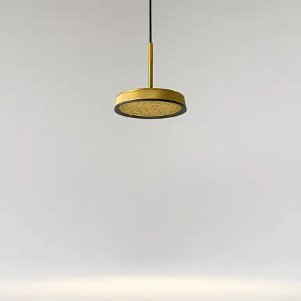 Pendant light Black-Gold ring-shaped aluminum casing Integrated LED & Modern Design – El | Maytoni