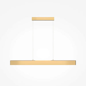 Pendelleuchte – Mattgold Finish, Metallgehäuse, 30 W Leistung, 150 cm Höhe, Warmweiß - Step | Maytoni