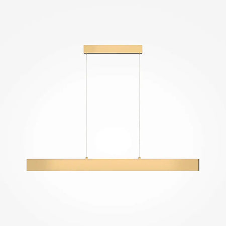 Pendelleuchte – Mattgold Finish, Metallgehäuse, 30 W Leistung, 150 cm Höhe, Warmweiß - Step | Maytoni image