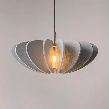 Pendant light grey felt shade grey metal frame & modern design – Cambio | Maytoni