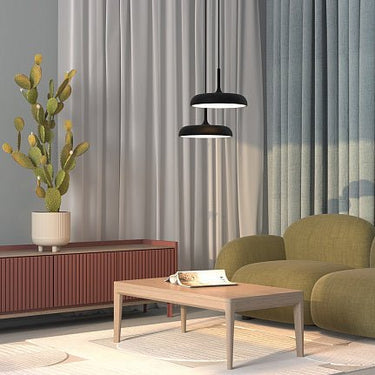 Pendelleuchte mit Mattschwarzem Finish & Minimalistischem Design – Gerhard | Maytoni - Esszett Luxury | Stilvolles Wohnen mit Charakter