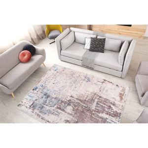 Teppich – Vintage Muster, Abstraktes Design, Distressed Optik, 160 x 230 cm - Person 125 | Kayoom