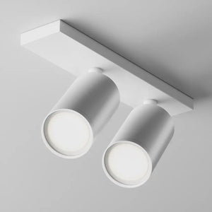 Deckenleuchte – Weißes Aluminium, 2 × GU10, 10 W Leistung, Höhe 12 cm - Focus S | Maytoni