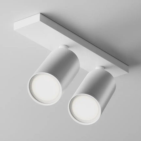 Deckenleuchte – Weißes Aluminium, 2 × GU10, 10 W Leistung, Höhe 12 cm - Focus S | Maytoni image