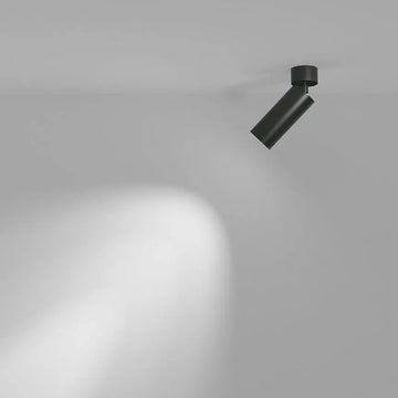 Deckenleuchte – Schwarzes Aluminium, 12 W LED, Warmweiß, 16 cm Höhe - Focus | Maytoni