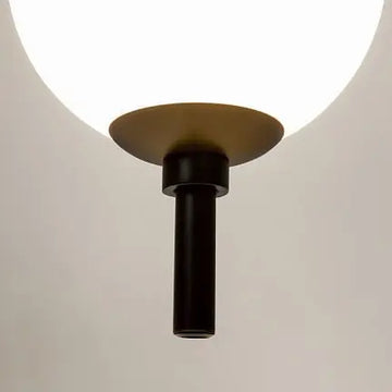 Pendant Light Black Metal Frame with White Glass Shade – The Sixth Sense Z020PL-L6B3K | Maytoni