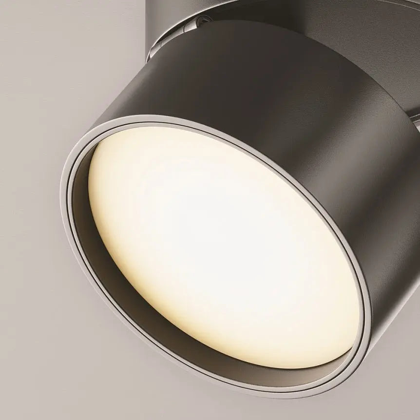 Deckenleuchte – Schwarzes Aluminium, 12 W Leistung, Ø8,5 cm, Warmweiß, CRI 80 - Onda | Maytoni