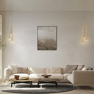 Pendelleuchte Schlankes Schwarzes Metallgehäuse LED – Cascade | Maytoni - Esszett Luxury | Stilvolles Wohnen mit Charakter