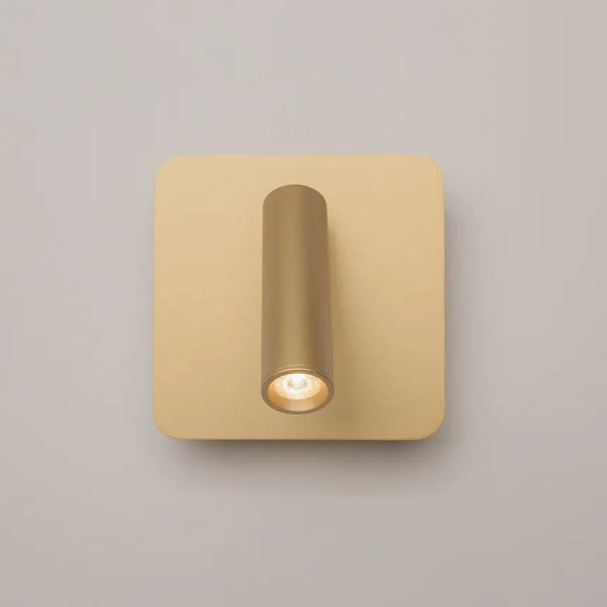 Wandleuchte – Mattgoldenes Aluminium, IP20 Schutz, Warmweiß, 13 cm Höhe - Ios 176 | Maytoni