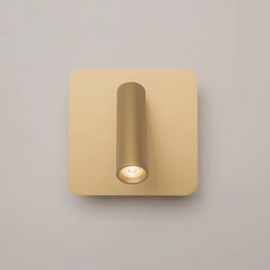 Wandleuchte – Mattgoldenes Aluminium, IP20 Schutz, Warmweiß, 13 cm Höhe - Ios 176 | Maytoni