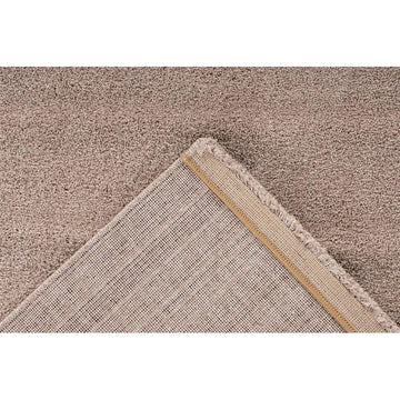Teppich – Taupe Farbe, Kurzflor Material, Weiche Haptik, 150 cm - Nila 125 | Kayoom