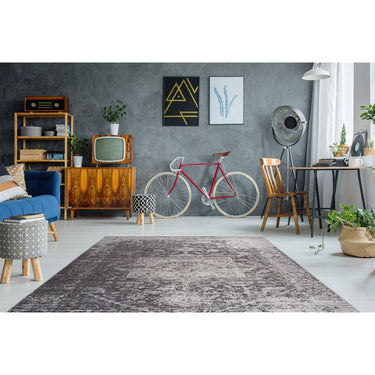 Teppich – Vintage Muster, Orientalische Ornamente, Beige Braun, 160 x 230 cm - Baroque 1225 | Kayoom