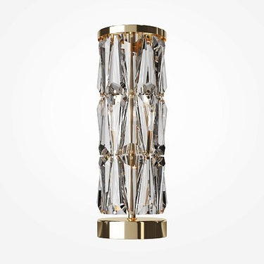Tischleuchte Goldener Metallrahmen Kristall - Diffusor & Modernes Design – Puntes | Maytoni - Esszett Luxury | Stilvolles Wohnen mit Charakter