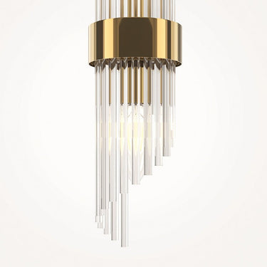 Wandleuchte Gold, Metallrahmen, Kristallelemente – Frame| Maytoni - Esszett Luxury | Stilvolles Wohnen mit Charakter