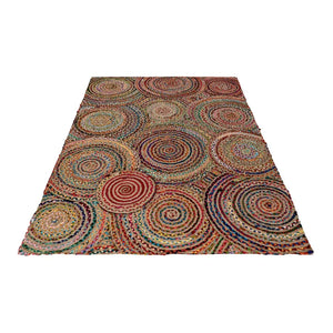 Carpet Colorful Braid Design Durable Versatile – Tulum 356 | Kayoom