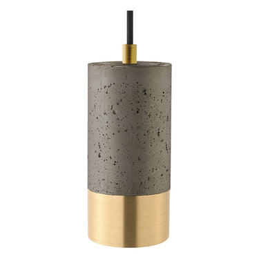 Pendelleuchte Concrete dunkel 1flg. Kabellänge 1900mm Sockeldurchm. 80mm von Sigor - Esszett Luxury | Stilvolles Wohnen mit Charakter