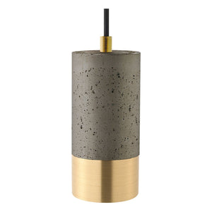 Pendelleuchte Concrete dunkel 1flg. Kabellänge 1900mm Sockeldurchm. 80mm von Sigor - Esszett Luxury | Stilvolles Wohnen mit Charakter