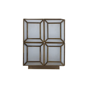 Pendelleuchte - Layra 24.0 x 24.0 x 30.0 cm Milchglas 1 von PTMD - Esszett Luxury | Stilvolles Wohnen mit Charakter
