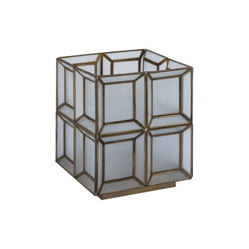 Pendelleuchte - Layra 24.0 x 24.0 x 30.0 cm Milchglas 1 von PTMD - Esszett Luxury | Stilvolles Wohnen mit Charakter