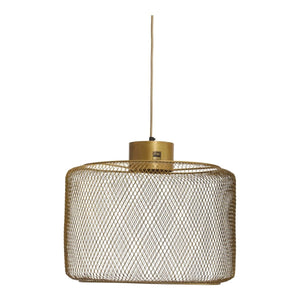 Pendelleuchte - Mesh Iron 48.0 x 48.0 x 30.0 cm von PTMD - Esszett Luxury | Stilvolles Wohnen mit Charakter