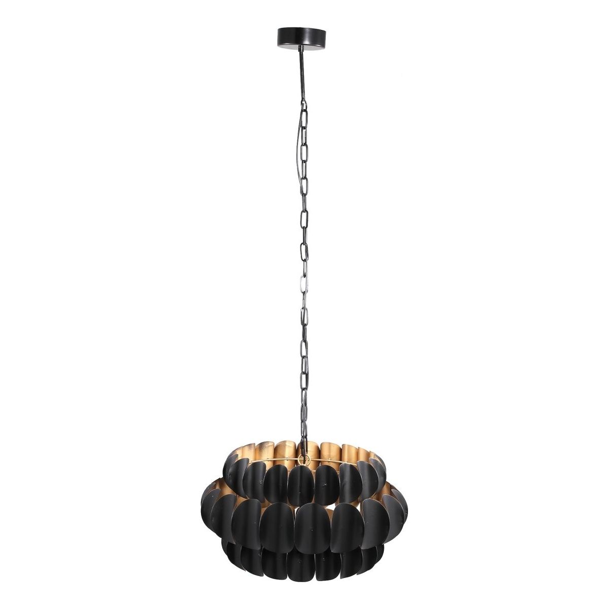 Pendelleuchte - Terrin black metal von PTMD - Esszett Luxury | Stilvolles Wohnen mit Charakter