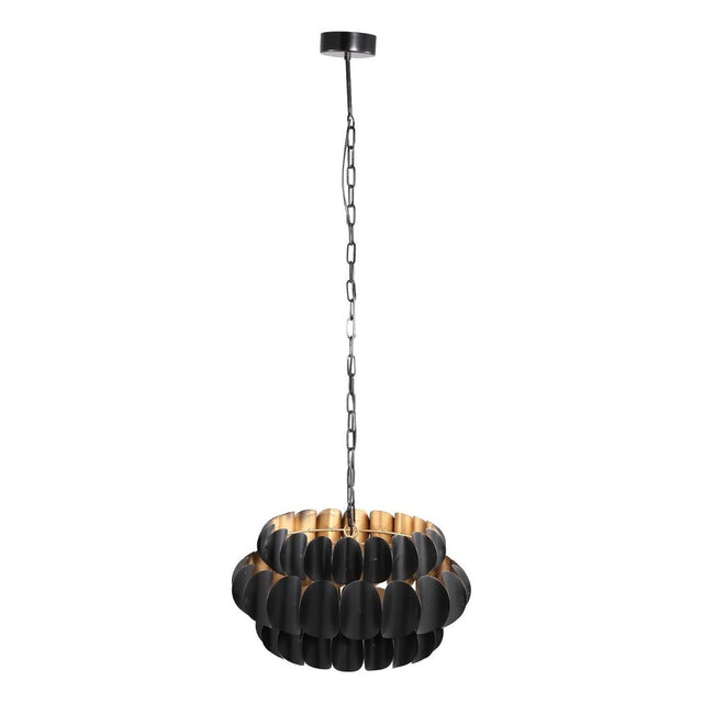 Pendelleuchte - Terrin black metal von PTMD - Esszett Luxury | Stilvolles Wohnen mit Charakter