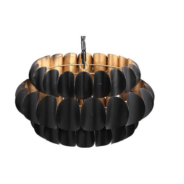 Pendelleuchte - Terrin black metal von PTMD - Esszett Luxury | Stilvolles Wohnen mit Charakter
