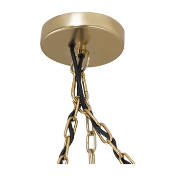 Pendelleuchte - Wilco Brass 108.0 x 44.0 x 185.0 cm von PTMD - Esszett Luxury | Stilvolles Wohnen mit Charakter