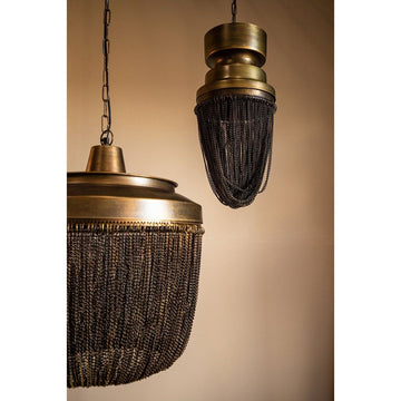 Pendelleuchte - Zelivo gold iron S von PTMD - Esszett Luxury | Stilvolles Wohnen mit Charakter