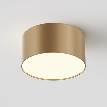 Deckenleuchte aus mattgoldenem Aluminium mit integrierter LED und warmweißem Licht – Zon | Maytoni - Esszett Luxury | Stilvolles Wohnen mit Charakter