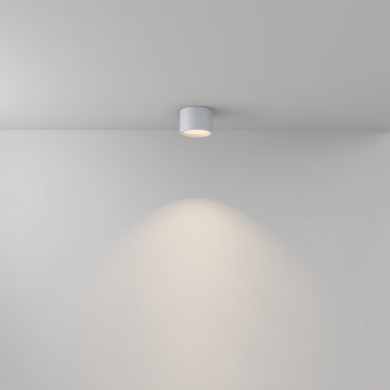 Deckenleuchte – Weißes Aluminium, IP44 Schutz, Warmweiß, Ø10,5 cm - Hydra | Maytoni