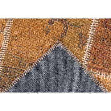 Teppich – Patchwork Muster, Vintage Design, Verblasste Optik, 190 x 290 cm - Finish 125 | Kayoom