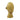 Skulptur – Goldenes Aluminium, Abstraktes Gesicht, Kompakte Form - Phantom 125 | Kayoom