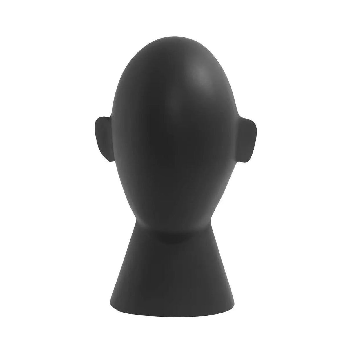 Skulptur – Schwarzes Aluminium, Abstraktes Gesicht, Praktische Schmuckablage - Phantom 225 | Kayoom