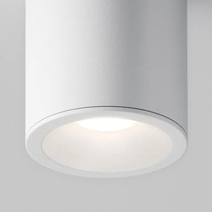 Deckenleuchte – Weißes Finish, Aluminium Gehäuse, GU10 Fassung, Ø8,5 cm - Zoom | Maytoni