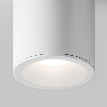 Deckenleuchte – Weißes Finish, Aluminium Gehäuse, GU10 Fassung, Ø8,5 cm - Zoom | Maytoni
