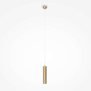 Pendelleuchte Mattgoldenes Aluminium, 10W GU10 LED, IP20 Schutzklasse – Focus | Maytoni - Esszett Luxury | Stilvolles Wohnen mit Charakter