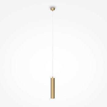 Pendelleuchte Mattgoldenes Aluminium, 10W GU10 LED, IP20 Schutzklasse – Focus | Maytoni - Esszett Luxury | Stilvolles Wohnen mit Charakter